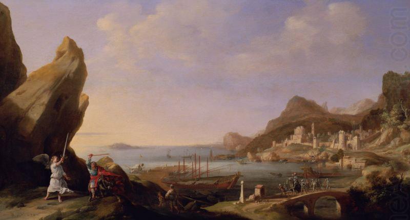 Coastal Landscape with Balaam and the Ass, Bartholomeus Breenbergh